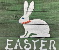 Easter Rustic Wood Sign!